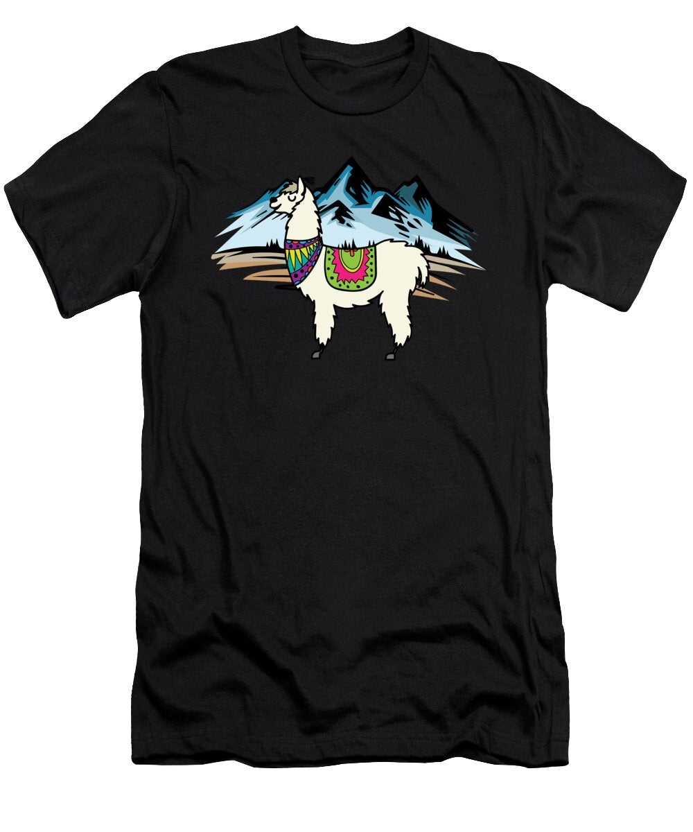 Llama Animal Lover No Probllama Gift Idea Haselshirt T-Shirt