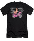Llama Bicycle Animal Alpaca Lamaist Llama Crazy Squirrel T-Shirt