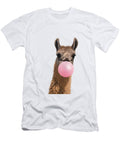 Llama Blowing a Bubble Mounir Khalfouf T-Shirt