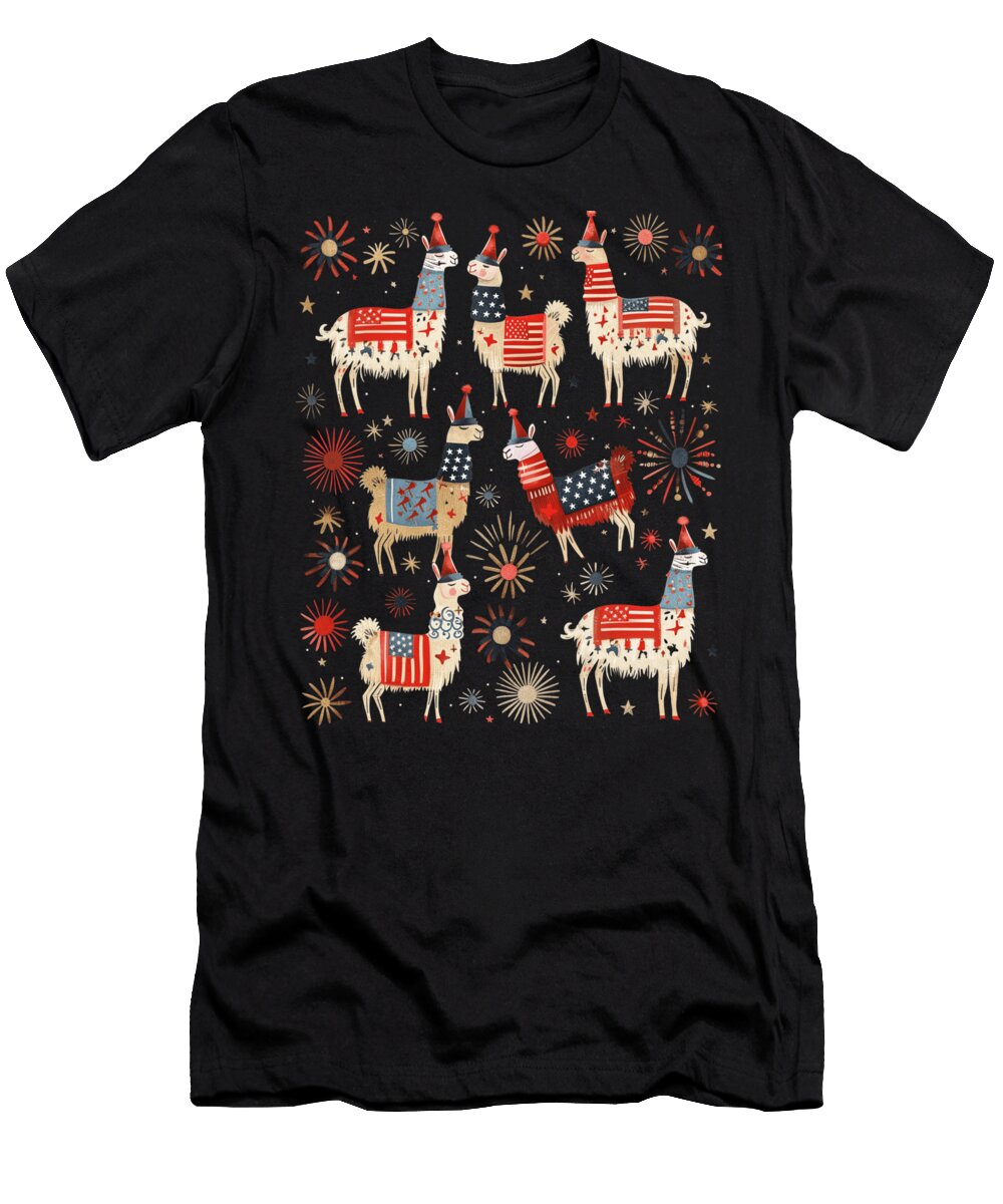 Llama Conservation Status Robertz Schuler T-Shirt