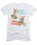 Llama Drama Alpaca Fracas Funny Animal Humor Art Paula Tabor T-Shirt