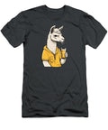 Llama Drinking Beer Amir Faysal T-Shirt