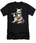 Llama Eating Ramen Noodle Anime Japanese Food Alpaca Lover Job T-Shirt