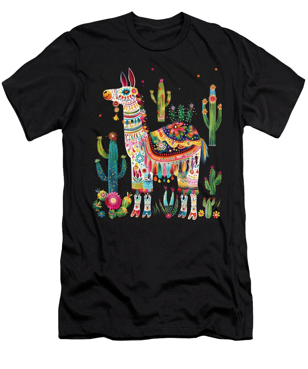 Llama Ecological Impact Robertz Schuler T-Shirt