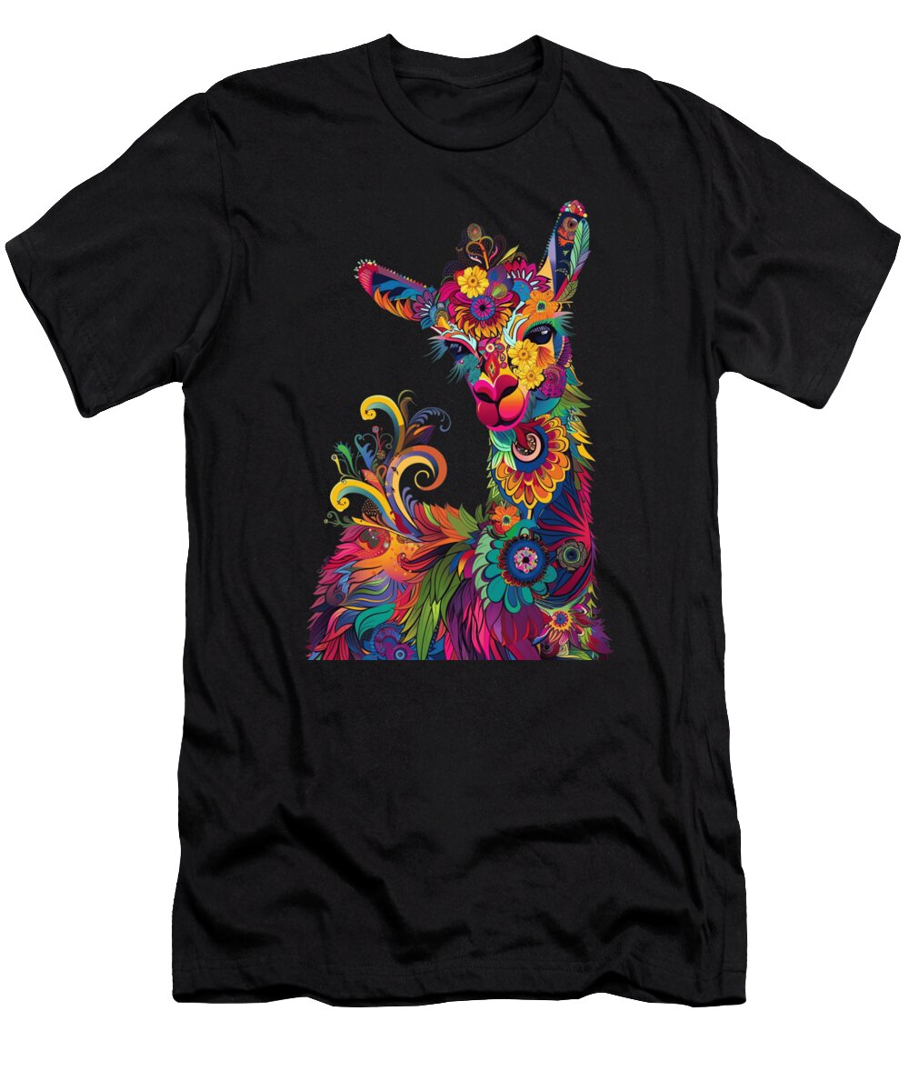 Llama Feeding Guidelines Robertz Schuler T-Shirt