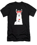 Llama for Red Wine Lovers Evgenia Halbach T-Shirt