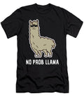 Llama Gift No Probllama Llama with Sunglasses Eq Designs T-Shirt