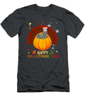 Llama Halloween and Merry Christmas Happy Hallothanksmas Forrest Gates T-Shirt