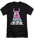 Llama I Can Explain Funny Animal Lover Gamer Video Maximus Designs T-Shirt
