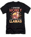 Llama I Swear Honey I Wont Get Any More Llamas Kanig Designs T-Shirt