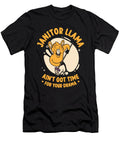 Llama Janitor Time Drama Wildlife Toms Store T-Shirt