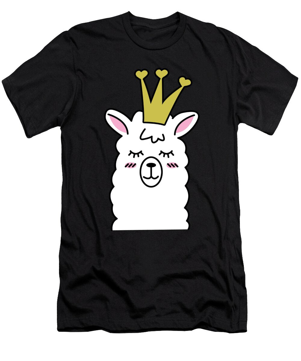 Llama Lama Alpaca Llama Queen Haselshirt T-Shirt