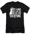 Llama Lama Alpaca My Llama Dont Like You Haselshirt T-Shirt