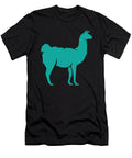 Llama Lama Alpaca Shilhouette Haselshirt T-Shirt