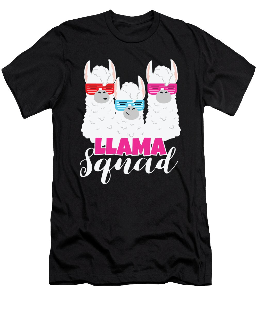 Llama Llama Squad Llama Steven Zimmer T-Shirt