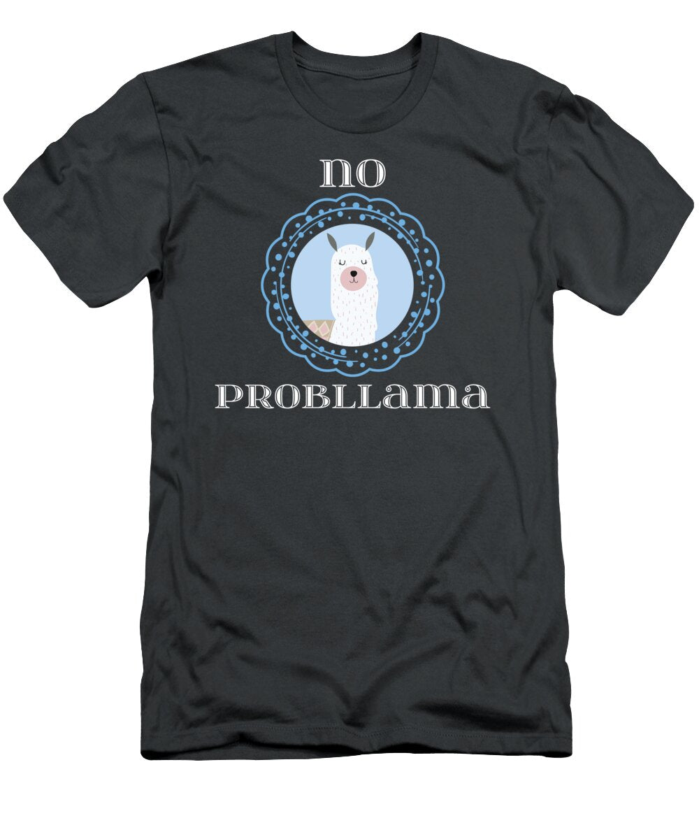 Llama Lover and Alpaca Lover Gift No Probllama Gift James C T-Shirt