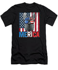 Llama Merica 4th of July American Flag USA Llamerica Alpaca Aris Anggara T-Shirt