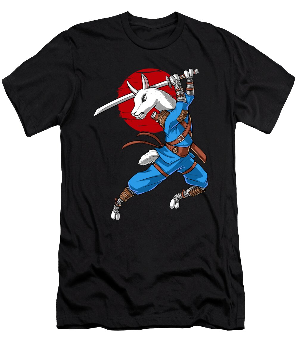 Llama Ninja Samurai Nikolay Todorov T-Shirt