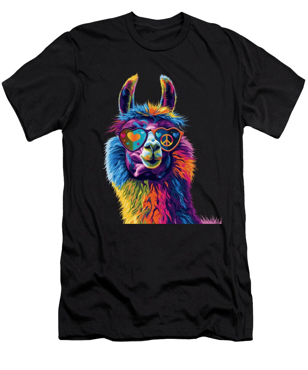 Llama Public Perception Robertz Schuler T-Shirt