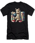 Llama Reading Book Reader Bookworm Alpaca Lover Job T-Shirt