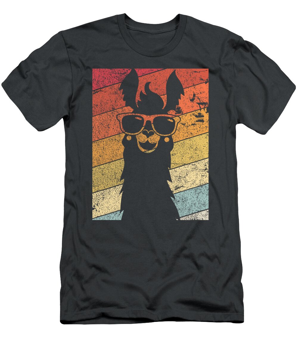 Llama Retro Alpaca Neasov Halee T-Shirt