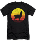 Llama Retro and Vintage Style 80s and 70s Gift Art Grabitees T-Shirt