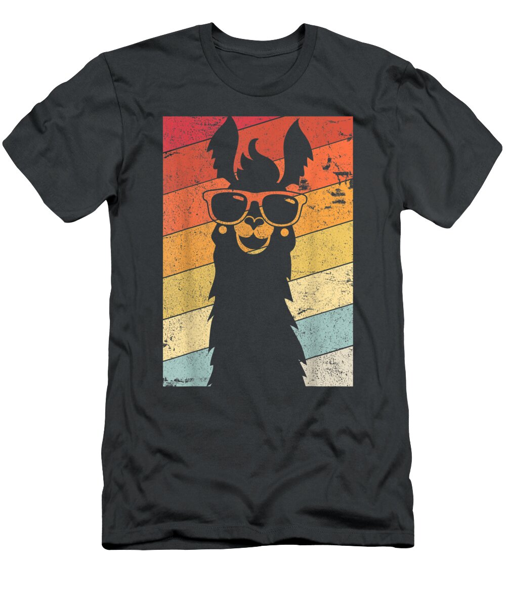 Llama Retrotyle Alpaca Autumn Yating T-Shirt