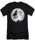 Llama Riding Moon Bike Halloween Lunar Cycling Wowshirt T-Shirt