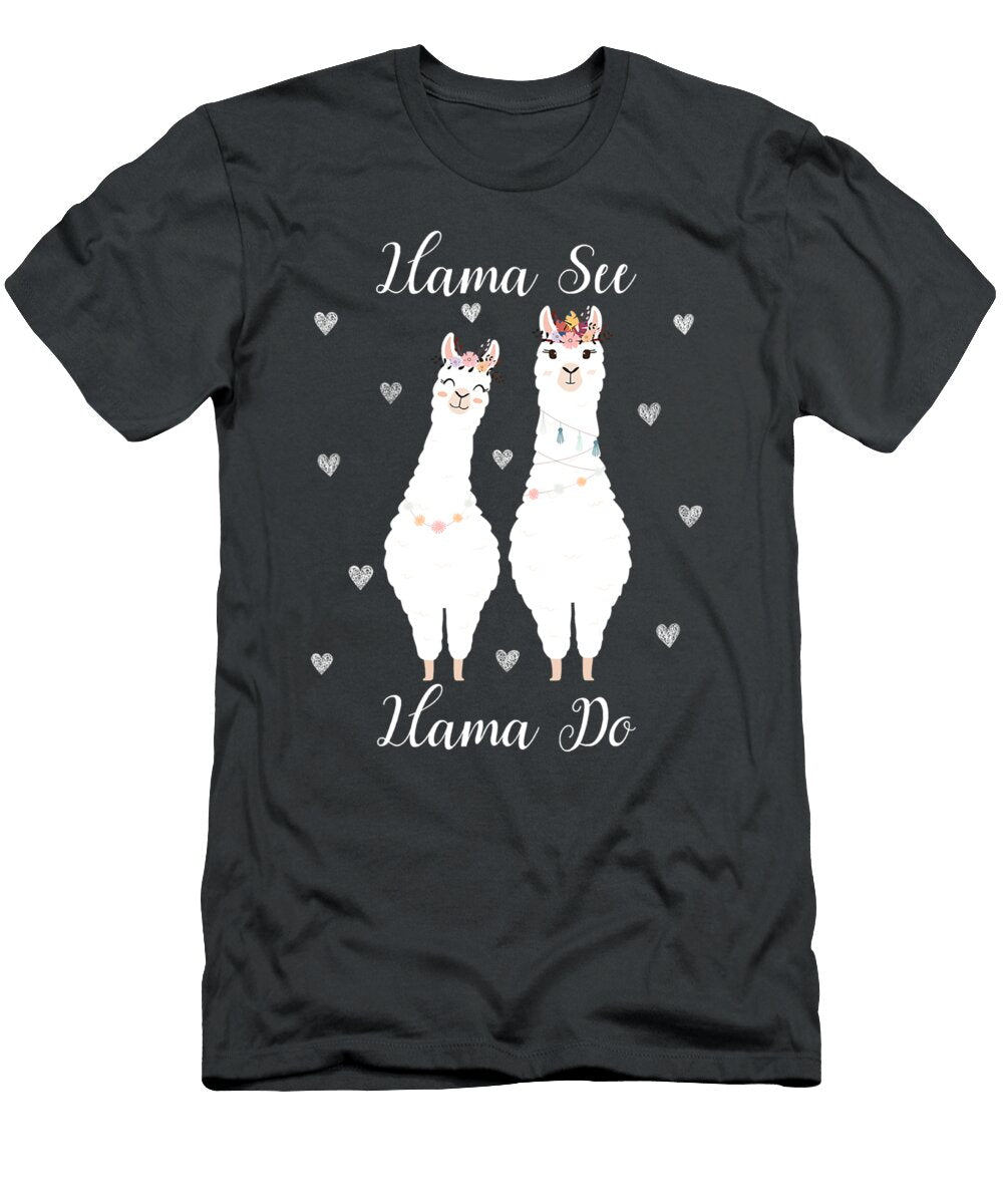 Llama See Llama Do Llama Alpaca Landon Nostaln T-Shirt