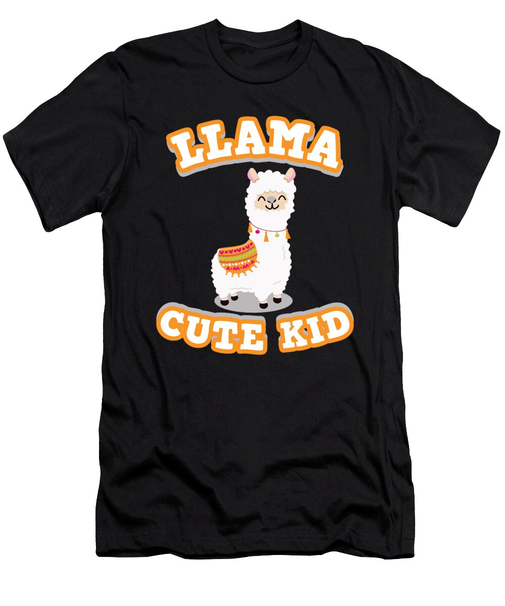 Llama Sexy Girl Cute and Funny Llama Gift Animal Humor Martin Hicks T-Shirt