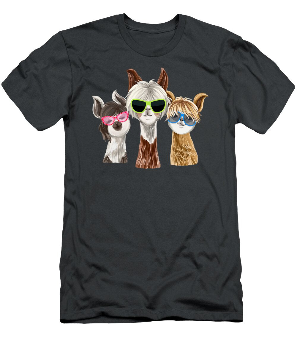 Llama Squad Alpaca Partner Team Groups Landon Nostaln T-Shirt