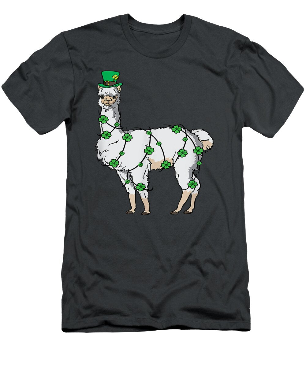 Llama St Patricks Day Alpaca Maggie Stewart T-Shirt