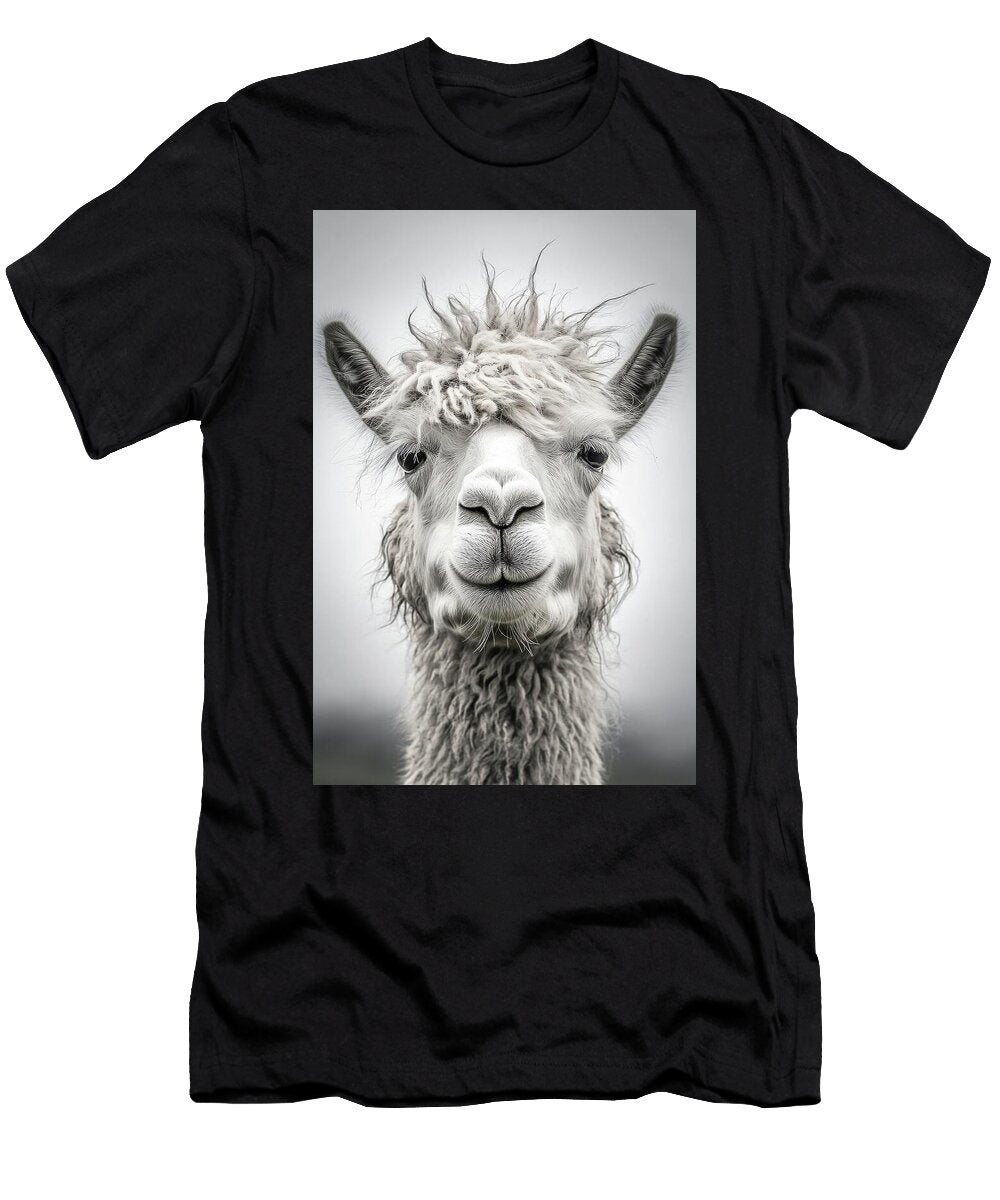 Llama Stare 01 Matthias Hauser T-Shirt