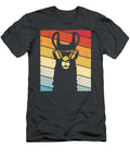 Llama Sunglasses Lines Retro Alpaca Landon Nostaln T-Shirt