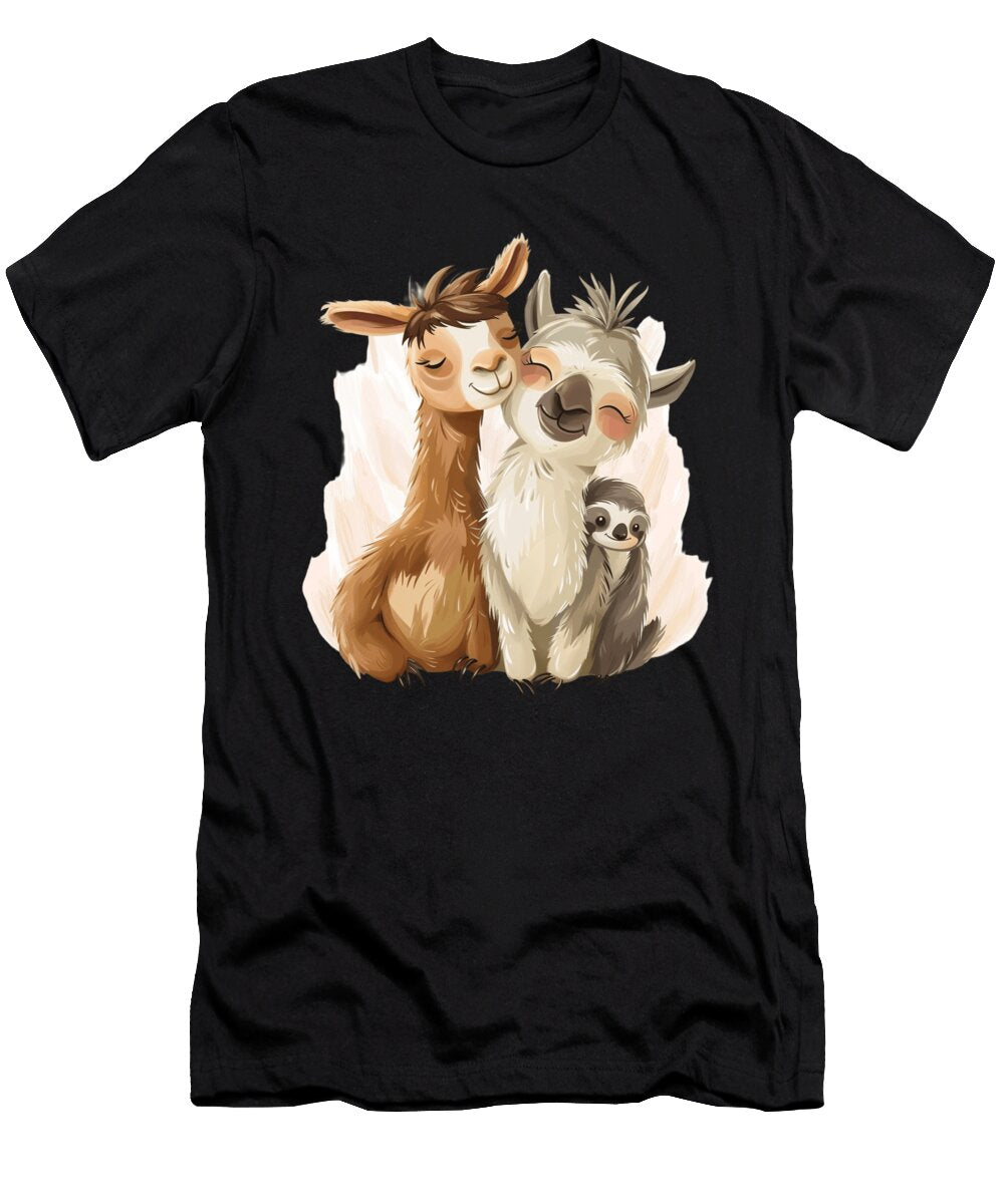 Llama Trekking Adventures Robertz Schuler T-Shirt