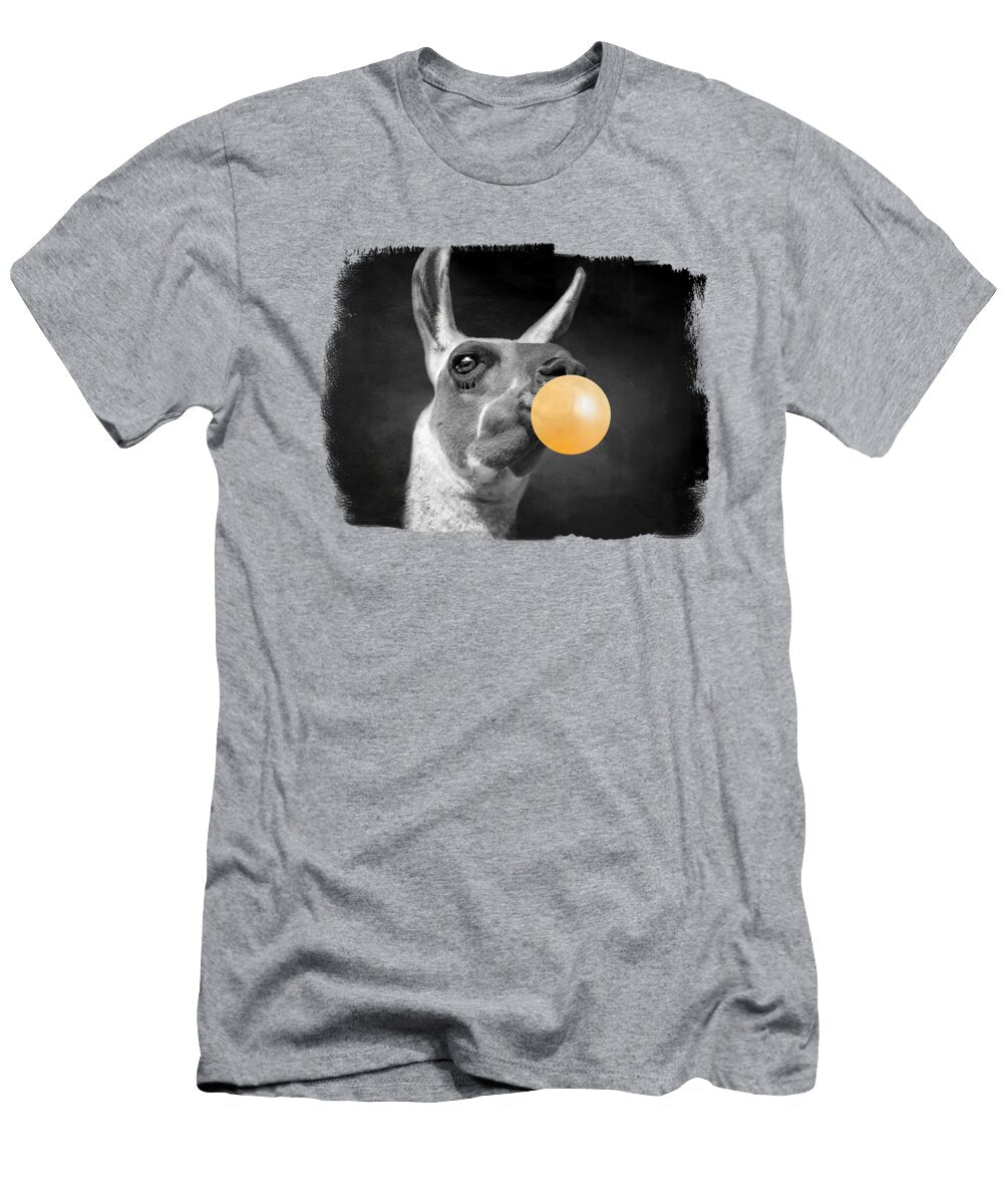 Llama with Bubble Gum 1 Elisabeth Lucas T-Shirt