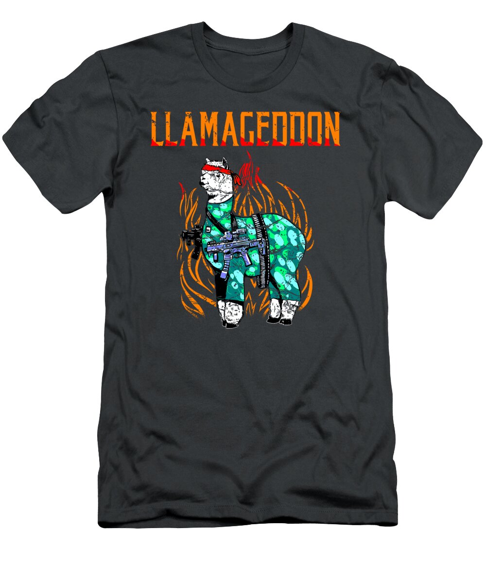 Llamageddon Alpaca Llama Lover Stella Noemi T-Shirt