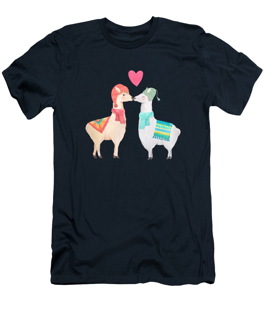 Llamas in Love Little Bunny Sunshine T-Shirt