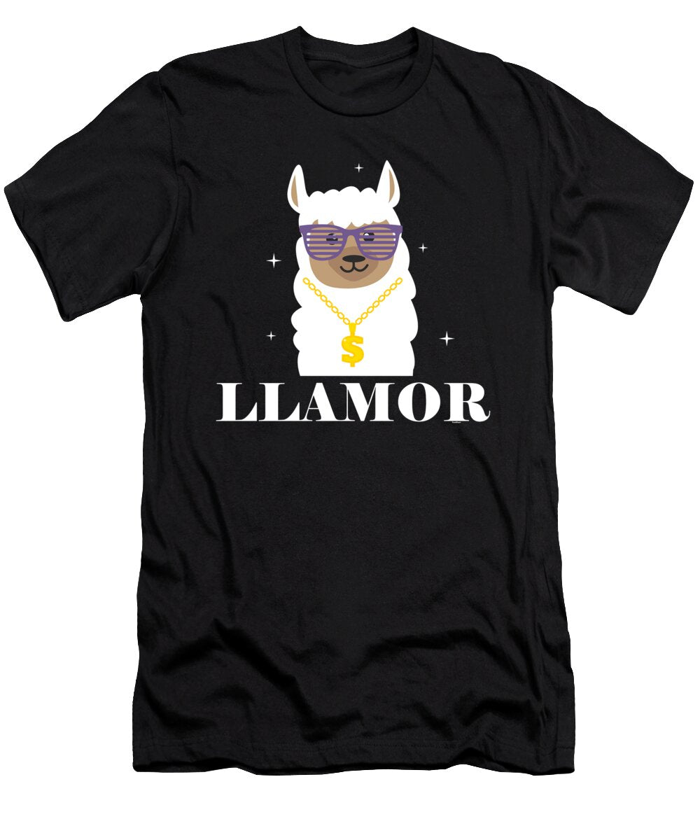 Llamor Funny Ruminant Mammal Alpaca Guanaco Camel Like Animal Wildlife Nature Gift Thomas Larch T-Shirt