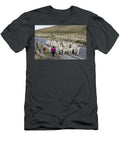 Local Quichua Man Herding Alpaca Near Chimborazo Ecuador Pete Oxford Natureplcom T-Shirt