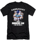 Los Angeles Dodgers Damn Right I Am a Dodgers Fan Now and Forever Signatures Th T-Shirt
