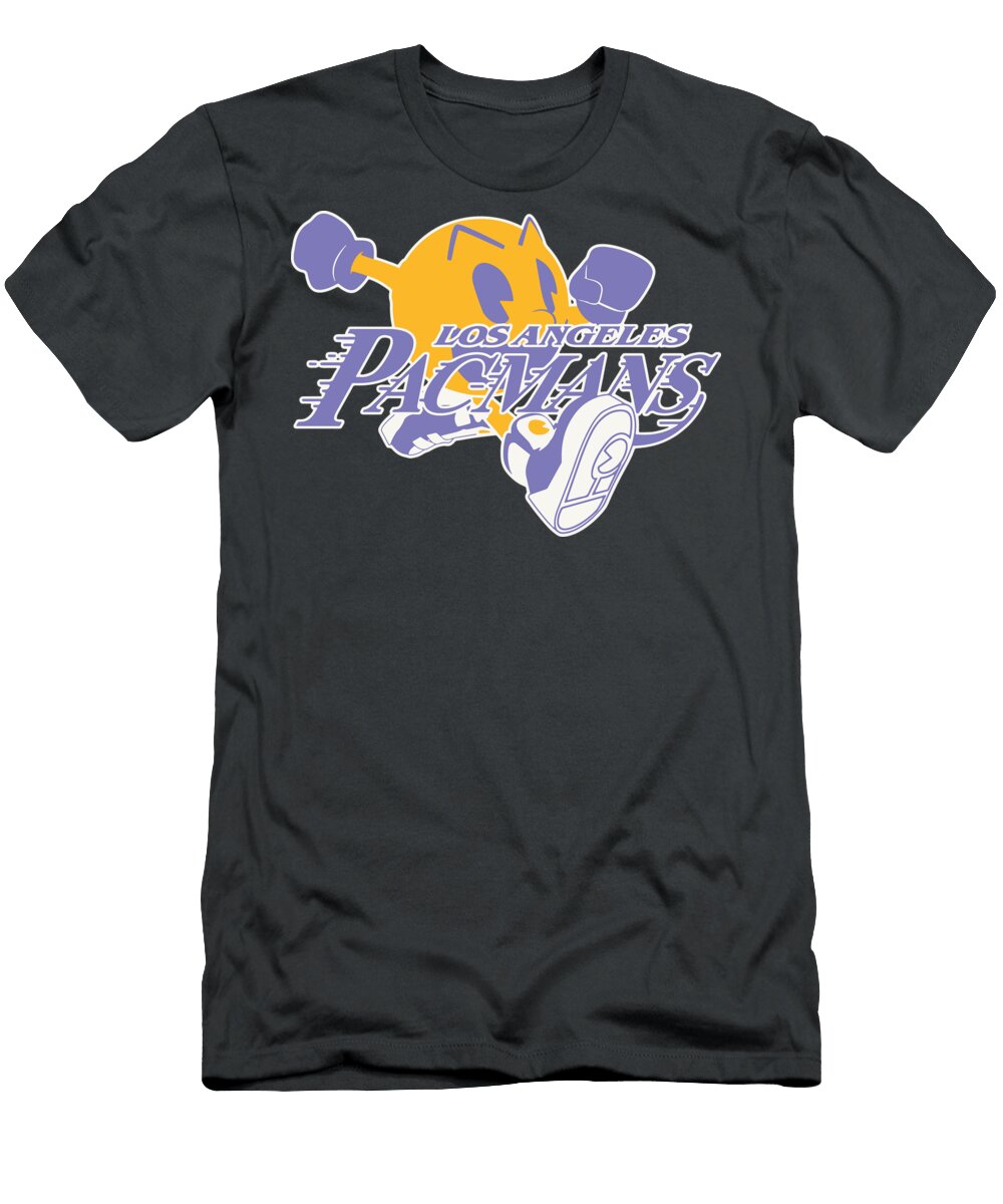 Los Angeles Lakers Pac Man Huyen Vu T-Shirt