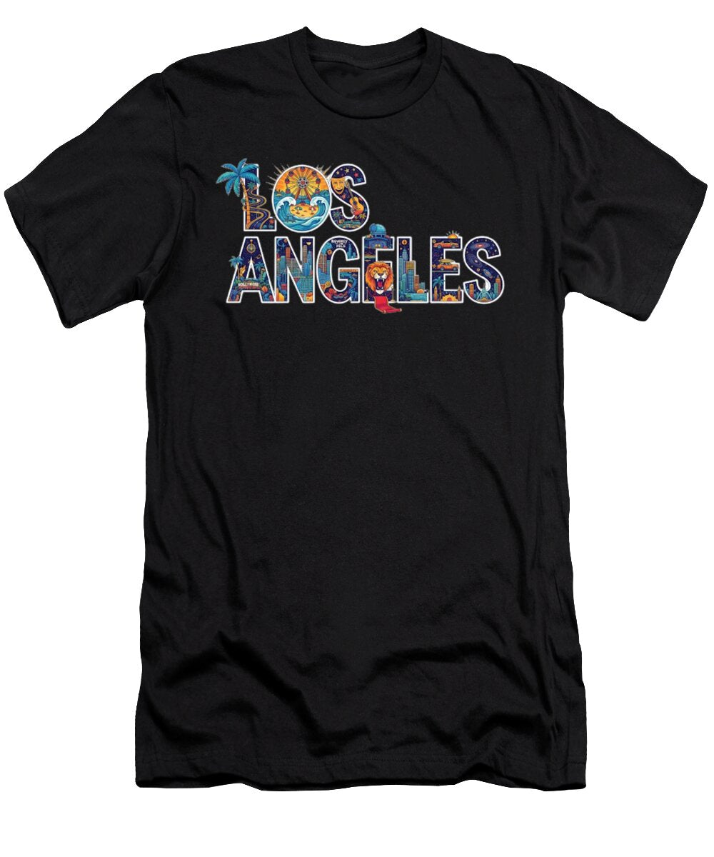 Los Angeles Lik Batonboot T-Shirt