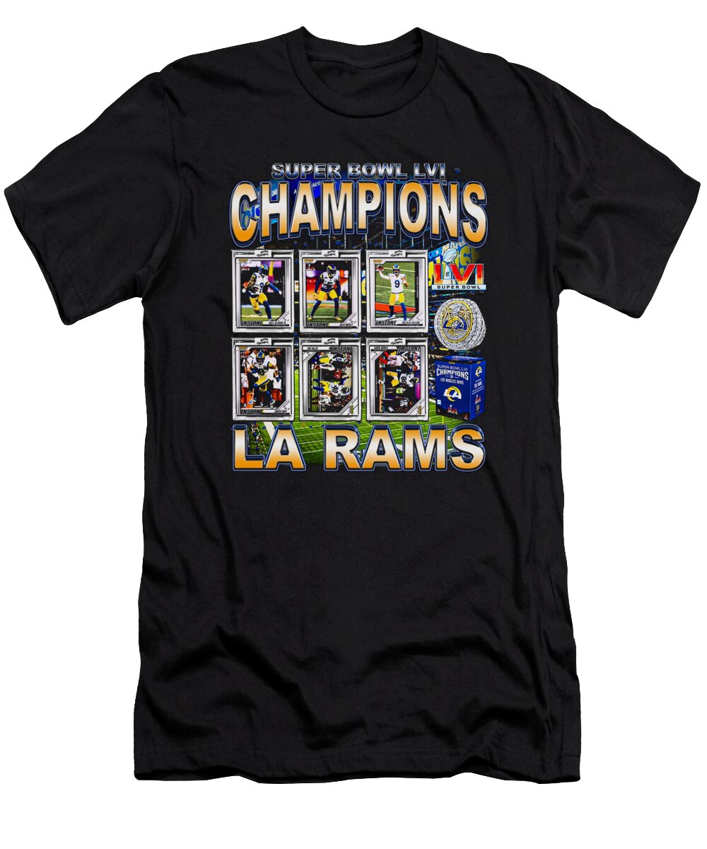 Los Angeles R Super Bowl Lvi Champs Team Ozlem Altin T-Shirt