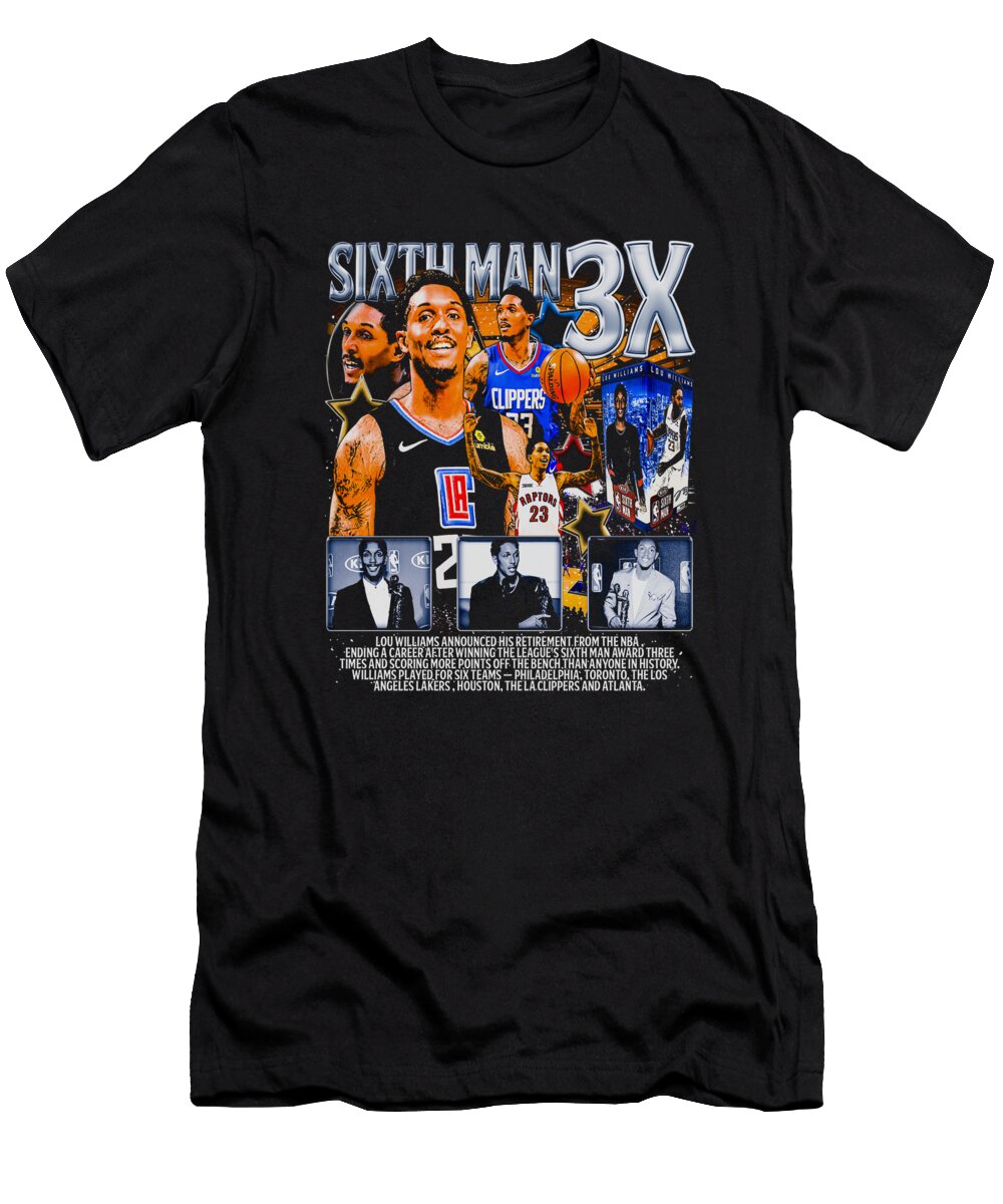 Lou Williams Sixth Man 3x Ozlem Altin T-Shirt
