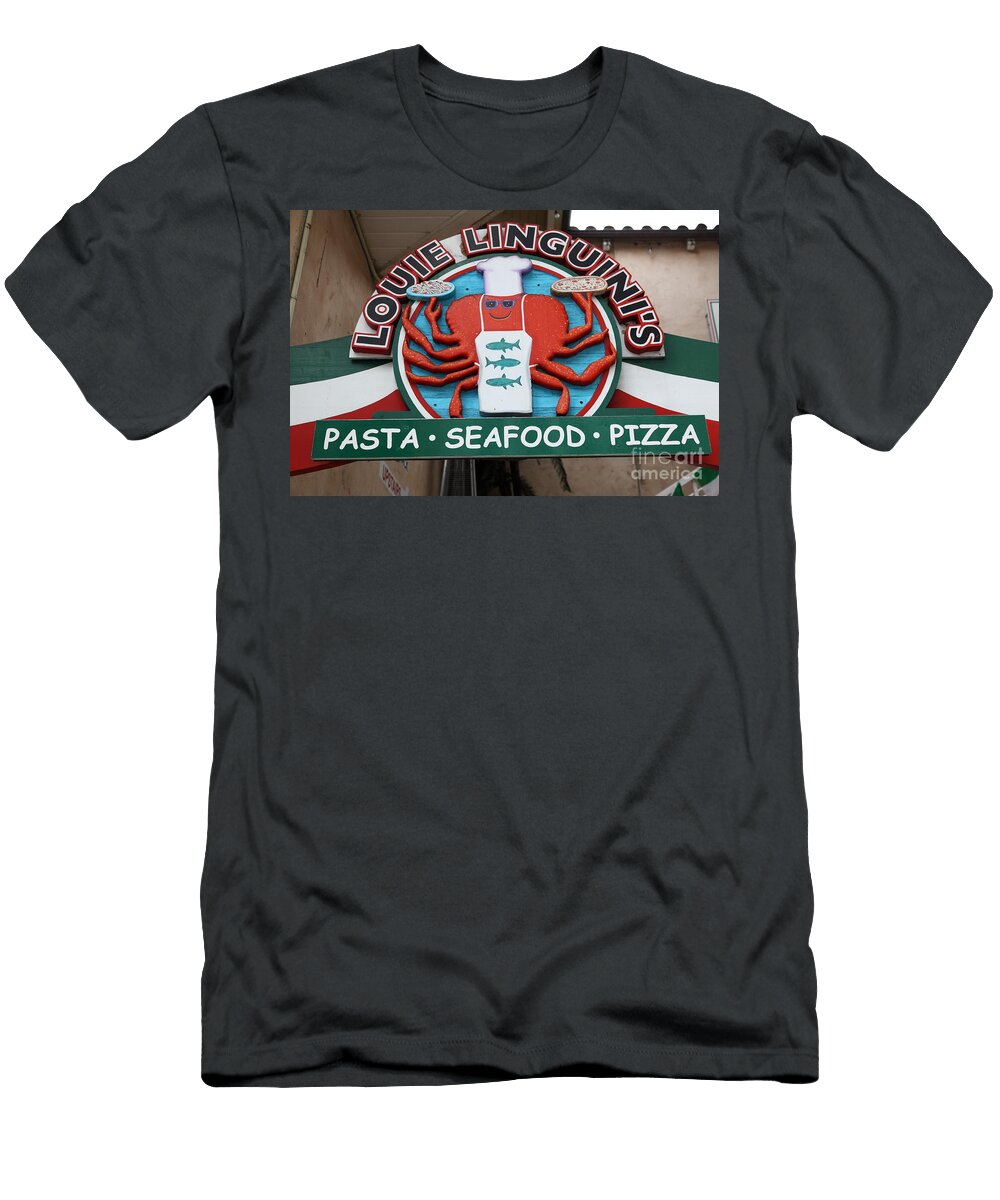 Louie Linguinis on Monterey Cannery Row California 5d24772 Wingsdomain Art and Photography T-Shirt