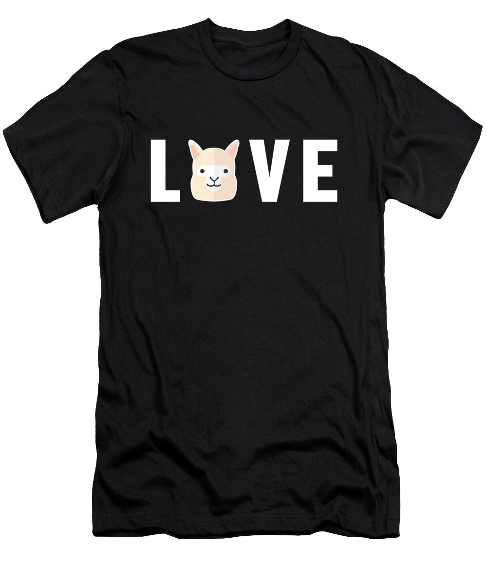Love Guanaco Llama Vicuna Breeder Alpaca Marco Rothe T-Shirt