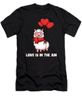 Love Is in the Air Llama Vicuna Guanaco Breeder Alpaca Marco Rothe T-Shirt