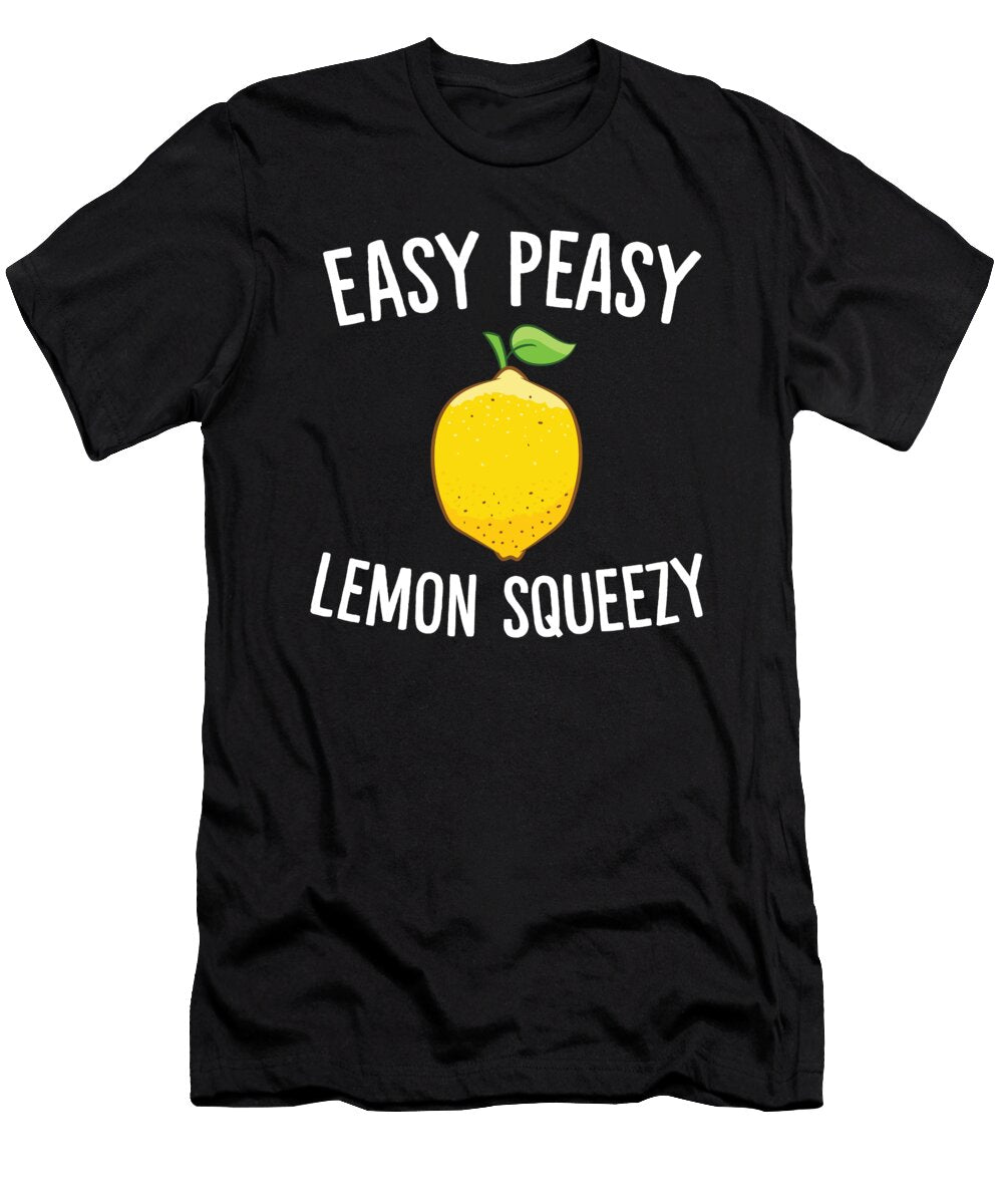 Love Lemons Easy Peasy Lemon Squeezy Lemons Summer Lemonade Eq Designs T-Shirt