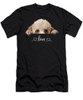 Love Poodle Puppy Dog Natalie Lidford T-Shirt